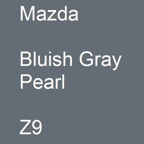 Mazda, Bluish Gray Pearl, Z9.